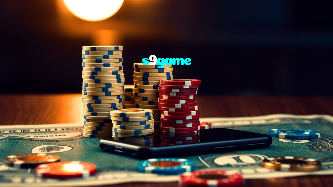 s9game casino presented on mobile device in Pakistan with slots and live games